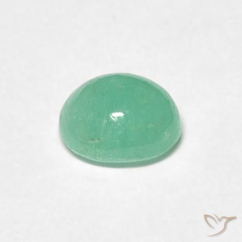 Smeraldo Verde Pistacchio naturale da 0.72 ct, Ovale, Traslucido