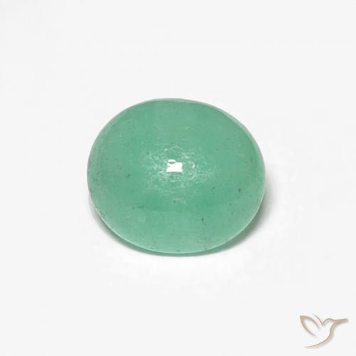 0.80ct Naturale Verde chiaro Smeraldo, Ovale, Traslucido