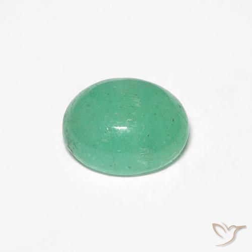 Smeraldo Verde chiaro naturale da 0.80 ct, Ovale, Traslucido