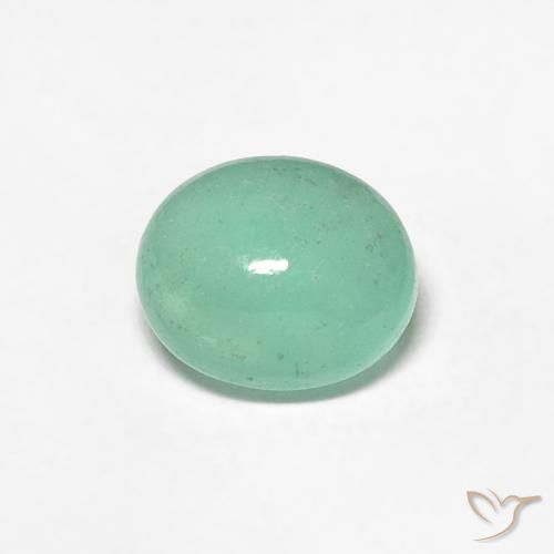 Smeraldo Verde Pistacchio naturale da 0.77 ct, Ovale, Traslucido