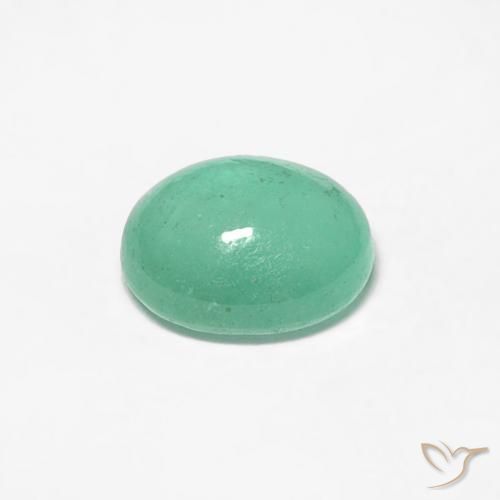 Smeraldo Verde Pistacchio naturale da 0.77 ct, Ovale, Traslucido