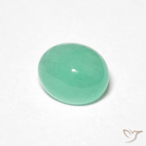 Smeraldo Verde Pistacchio naturale da 0.64 ct, Ovale, Traslucido