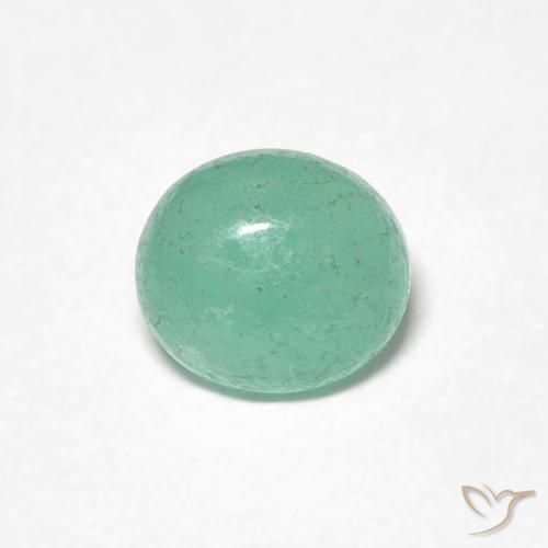 0.70ct Naturale Verde brillante Smeraldo, Ovale, Traslucido