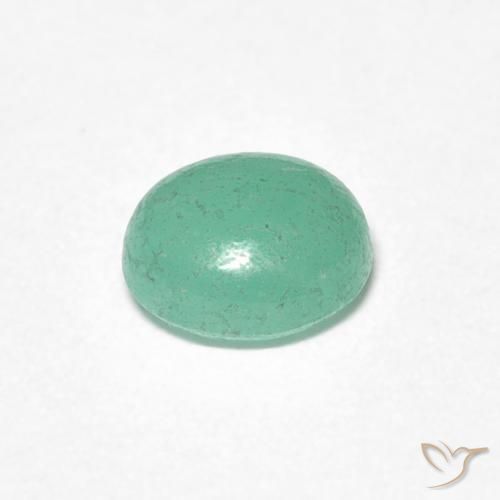 Smeraldo Verde brillante naturale da 0.70 ct, Ovale, Traslucido