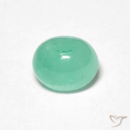 Pietra preziosa smeraldo ovale da 0,78 carati, Smeraldo certificato sciolto dalla Colombia, Gemma naturale, 5,6 x 4,5 mm, Photo A