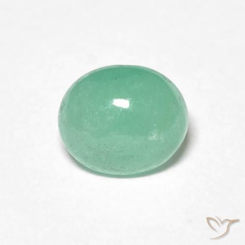1.07ct Naturale Verde chiaro Smeraldo, Ovale, Traslucido