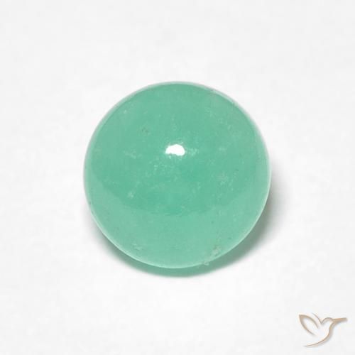 0.82ct Naturale Verde Pistacchio Smeraldo, Rotondo, Traslucido