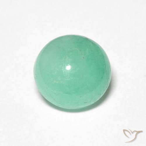 1.04ct Naturale Verde brillante Smeraldo, Rotondo, Traslucido