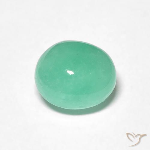 1.27ct Naturale Verde Pistacchio Smeraldo, Ovale, Traslucido