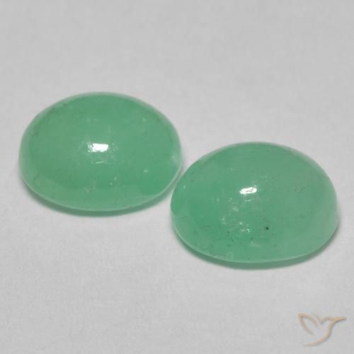 Gemme di Smeraldo Verde Pistacchio naturale da 1.92 ct, Ovale, Traslucido