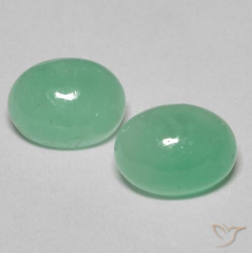 1.73ctw Naturale Verde Pistacchio Smeraldo, Ovale, Traslucido