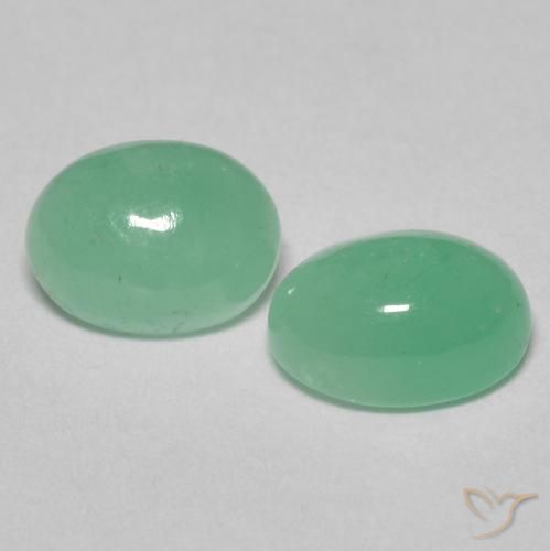 Gemme di Smeraldo Verde Pistacchio naturale da 1.73 ct, Ovale, Traslucido