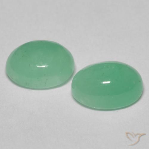Gemme di Smeraldo Verde Pistacchio naturale da 1.73 ct, Ovale, Traslucido