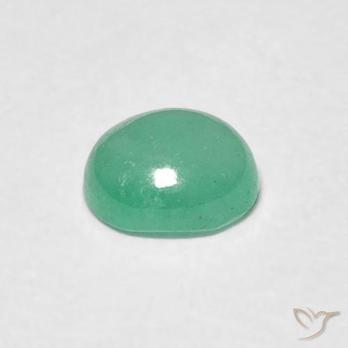 Smeraldo Verde medio naturale da 0.55 ct, Ovale, Traslucido