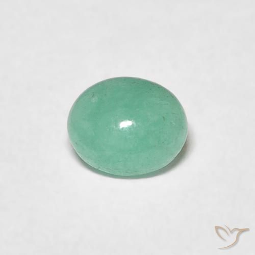 0.41ct Naturale verde felce Smeraldo, Ovale, Traslucido
