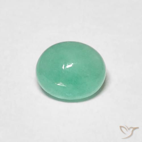 0.56ct Naturale verde felce Smeraldo, Ovale, Traslucido