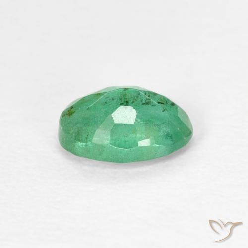 Smeraldo Blu verde naturale da 0.53 ct, Ovale, SI