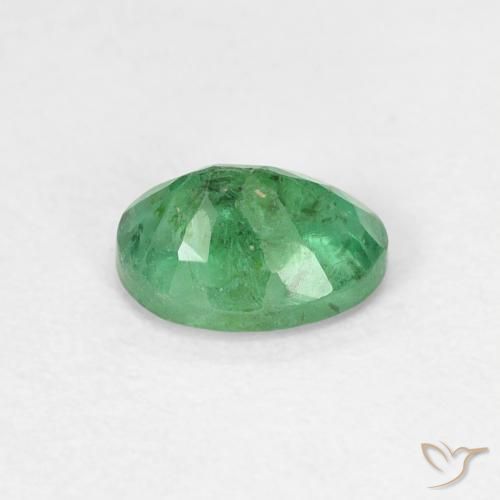 Smeraldo Trifoglio verde naturale da 0.57 ct, Ovale, SI