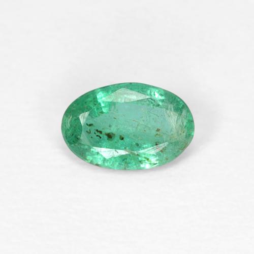0.35ct Naturale Verde freddo Smeraldo, Ovale, SI