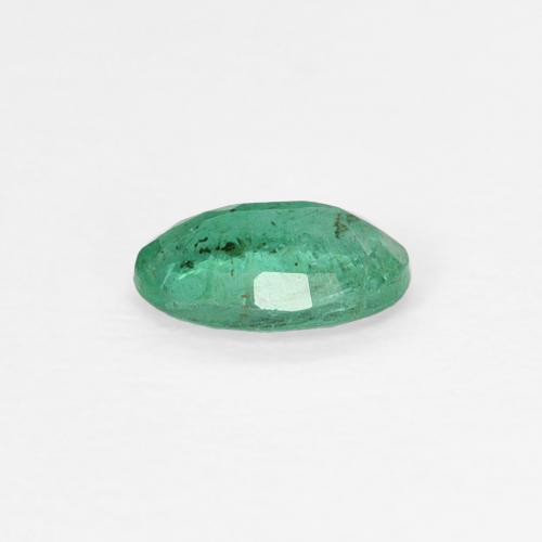 Smeraldo Verde freddo naturale da 0.35 ct, Ovale, SI