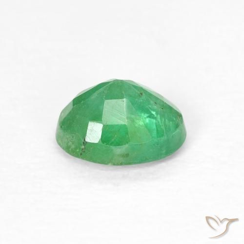 Smeraldo Trifoglio verde naturale da 0.40 ct, Ovale, VS-SI