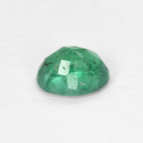 Smeraldo Verde medio naturale da 0.37 ct, Ovale, VS-SI
