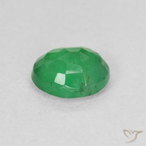 Smeraldo Trifoglio verde naturale da 0.61 ct, Ovale, SI