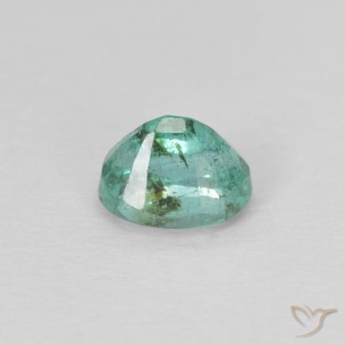 Smeraldo Verde medio naturale da 0.47 ct, Ovale, SI