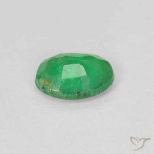 Smeraldo Trifoglio verde naturale da 0.29 ct, Ovale, VS-SI