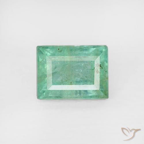 0.27ct Naturale Verde Pistacchio Smeraldo, Taglio a baguette, SI