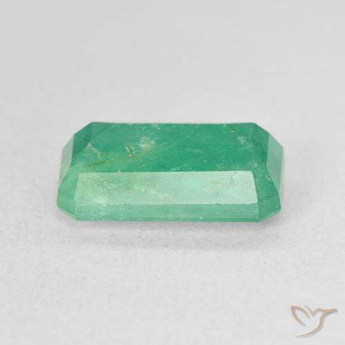 Smeraldo Blu verde naturale da 3.66 ct, Ottagonale / Taglio smeraldo, SI