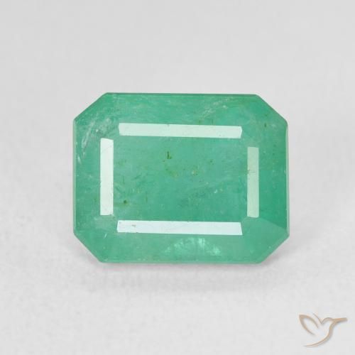 Smeraldo Verde freddo naturale da 3.11 ct, Ottagonale / Taglio smeraldo, SI