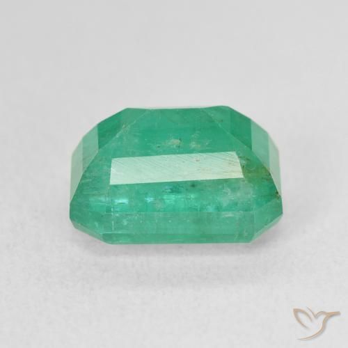 Smeraldo Verde freddo naturale da 4.17 ct, Ottagonale / Taglio smeraldo, SI
