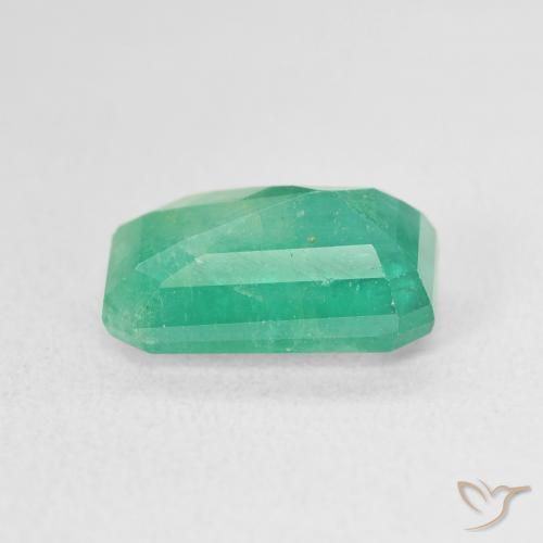 Smeraldo Blu verde naturale da 3.46 ct, Ottagonale / Taglio smeraldo, SI