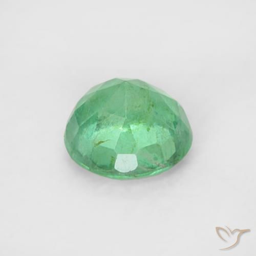 Smeraldo Verde freddo naturale da 0.16 ct, Rotondo, SI