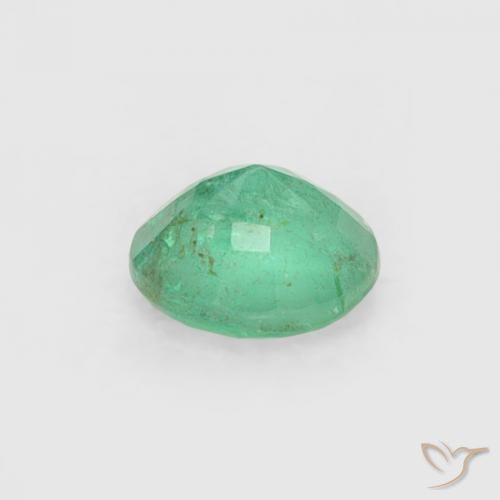 Smeraldo Verde medio naturale da 0.16 ct, Rotondo, SI
