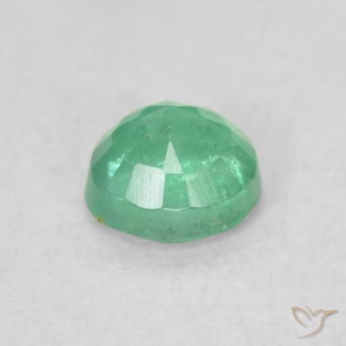 Smeraldo Verde medio naturale da 0.19 ct, Rotondo, SI