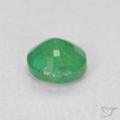 Smeraldo Verde chiaro naturale da 0.18 ct, Rotondo, SI