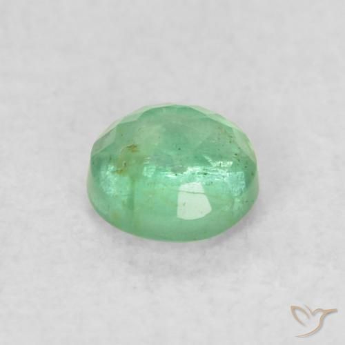 Smeraldo Verde elettrico naturale da 0.20 ct, Rotondo, SI