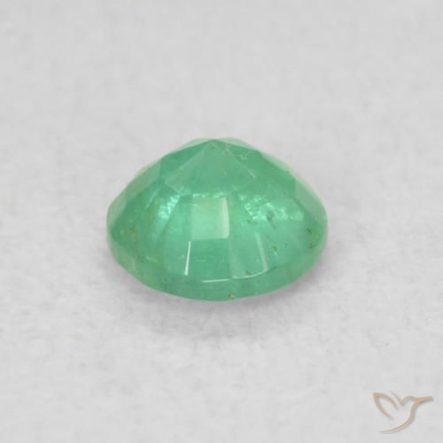 Smeraldo Verde medio naturale da 0.16 ct, Rotondo, SI