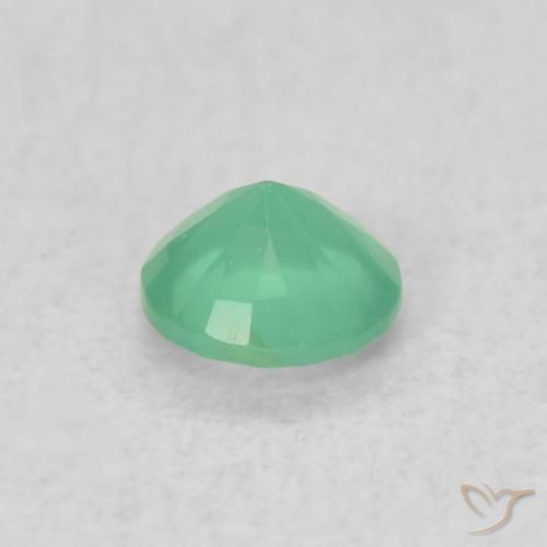 Smeraldo Verde chiaro di trifoglio naturale da 0.15 ct, Rotondo, SI