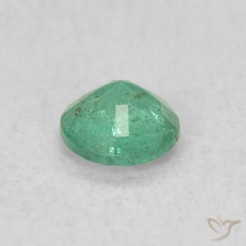 Smeraldo Verde medio naturale da 0.14 ct, Rotondo, SI