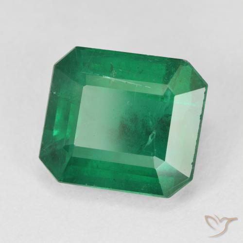 Smeraldo Verde scuro naturale da 5.91 ct, Ottagonale / Taglio smeraldo, VS-SI