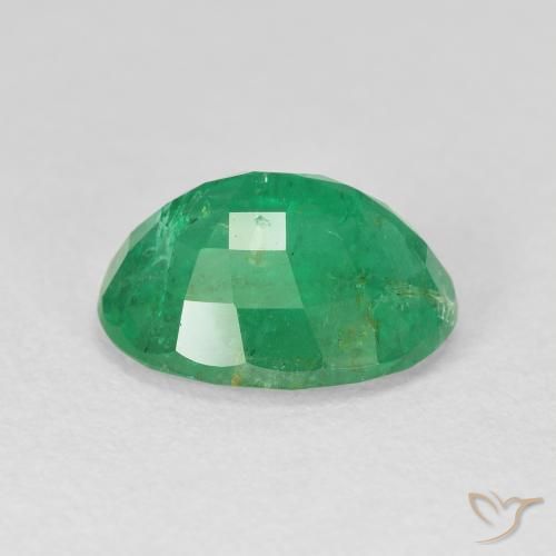 Smeraldo Verde caldo naturale da 3.92 ct, Ovale, VS-SI