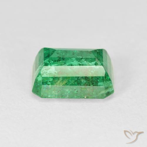 Smeraldo Verde elettrico naturale da 3.51 ct, Ottagonale / Taglio smeraldo, VS-SI