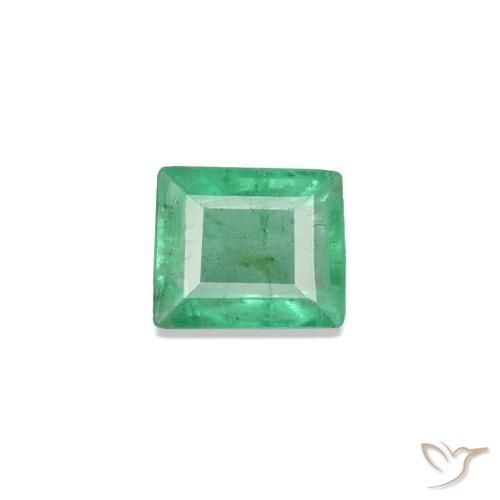 0.11ct verde smeraldo, baguette, SI