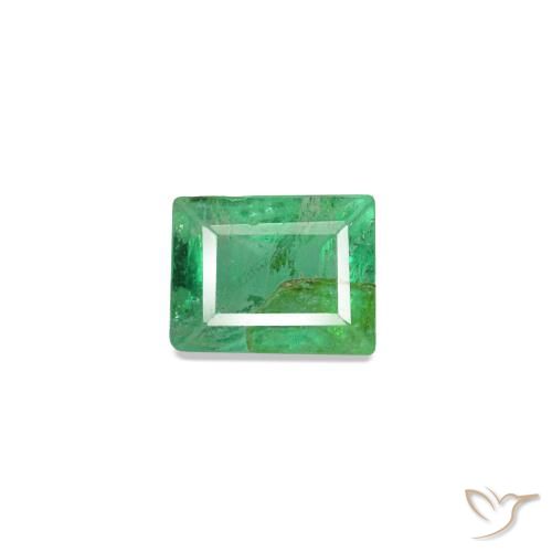 0.13ct verde smeraldo, baguette, SI
