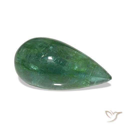 Smeraldo Verde medio naturale da 9.82 ct, Forma a pera, Trasparente