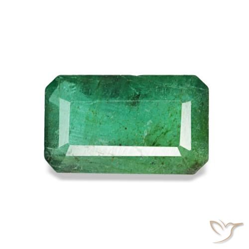 1.06ct Verde medio Smeraldo, Taglio smeraldo, SI