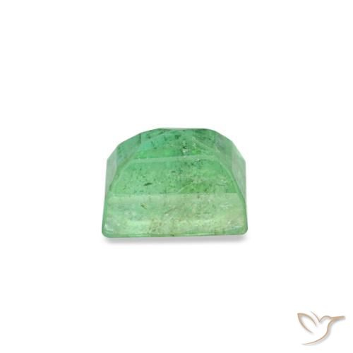 Smeraldo naturale verde da 0,16 ct, baguette, VS-SI